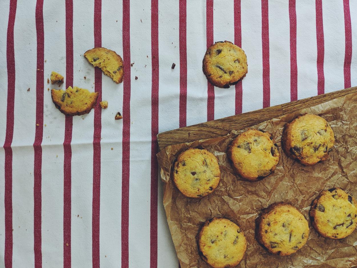 Freshly baked shortbreads